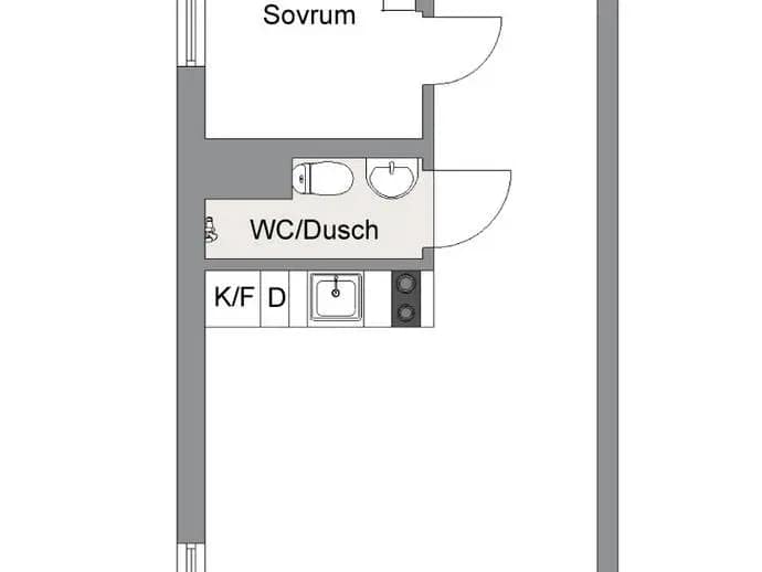 Floor plan for Solbergsvägen 47, 2tr