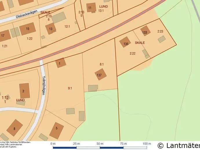 Planritning för Marmaskogen 137