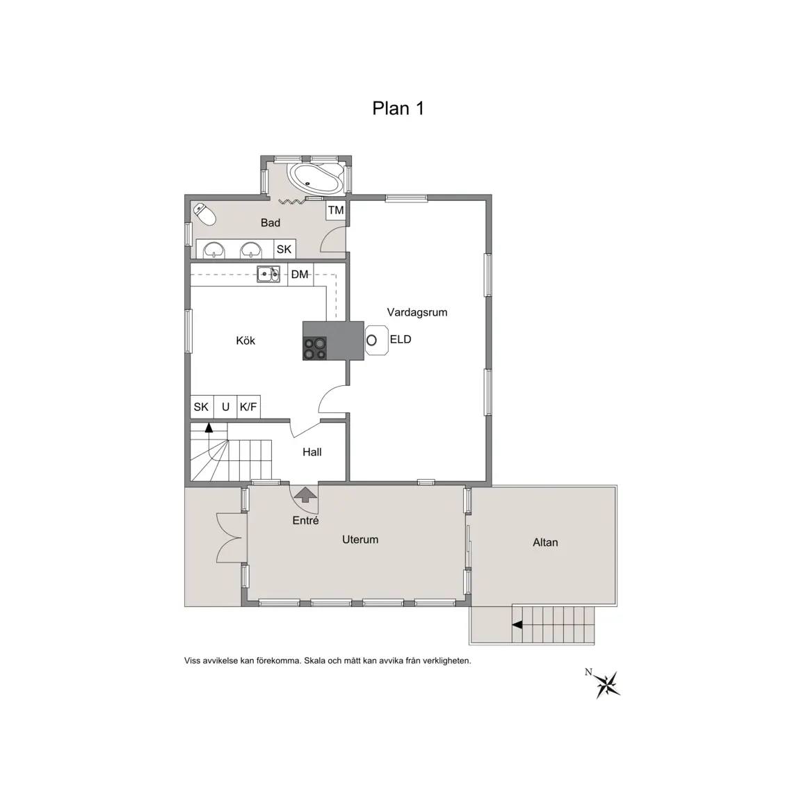 Floor plan for Forsa Nyhem 1