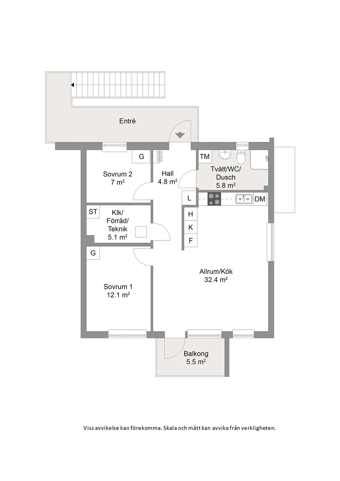 Floor plan for Furuhallsvägen 46