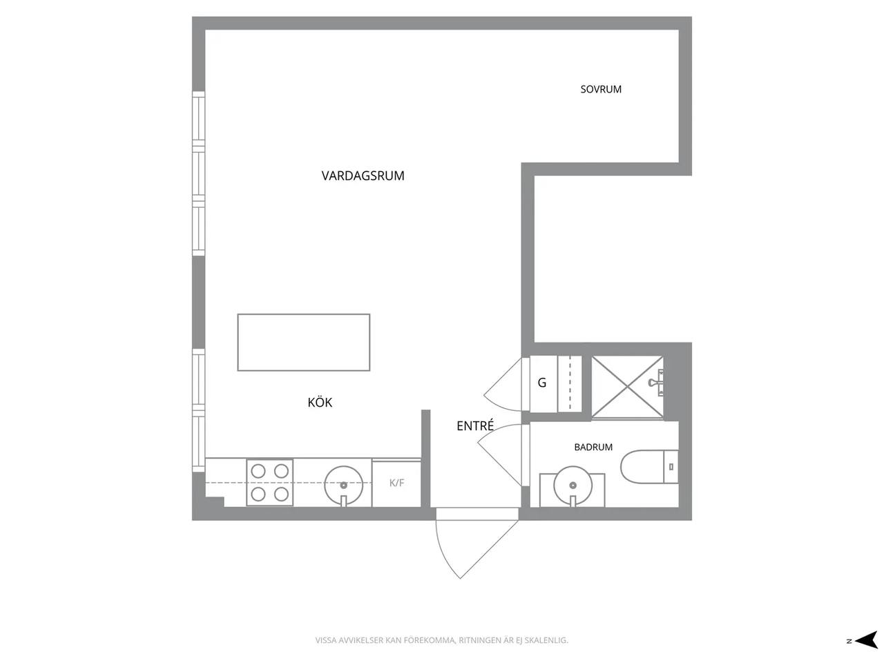 Floor plan for Nedre Långvinkelsgatan 73