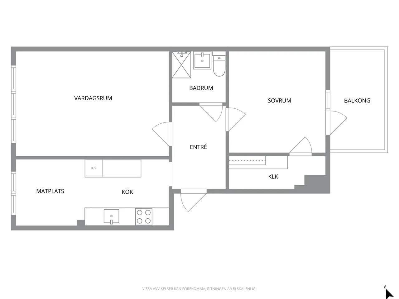 Floor plan for Planteringsvägen 5A