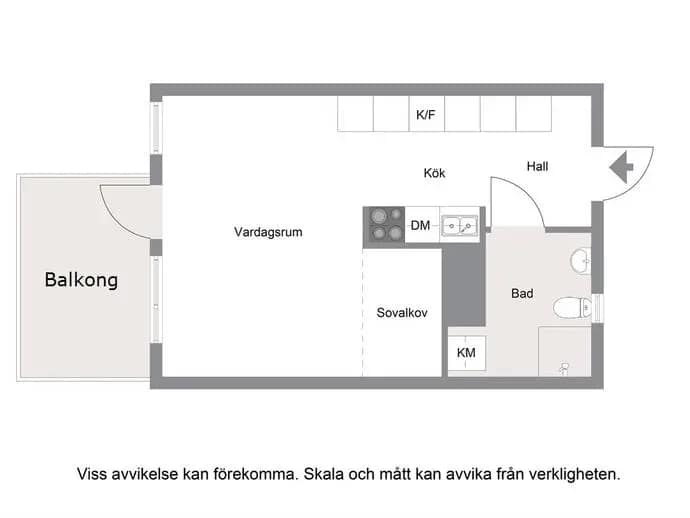 Floor plan for Engelbrektsvägen 41B vån 4/4