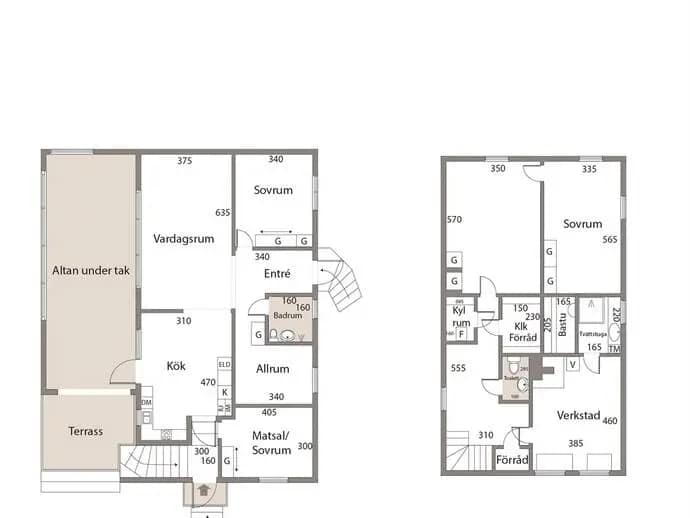 Floor plan for Rektorsvägen 22