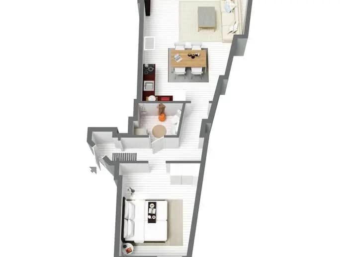 Planritning för Saltsjögatan 7