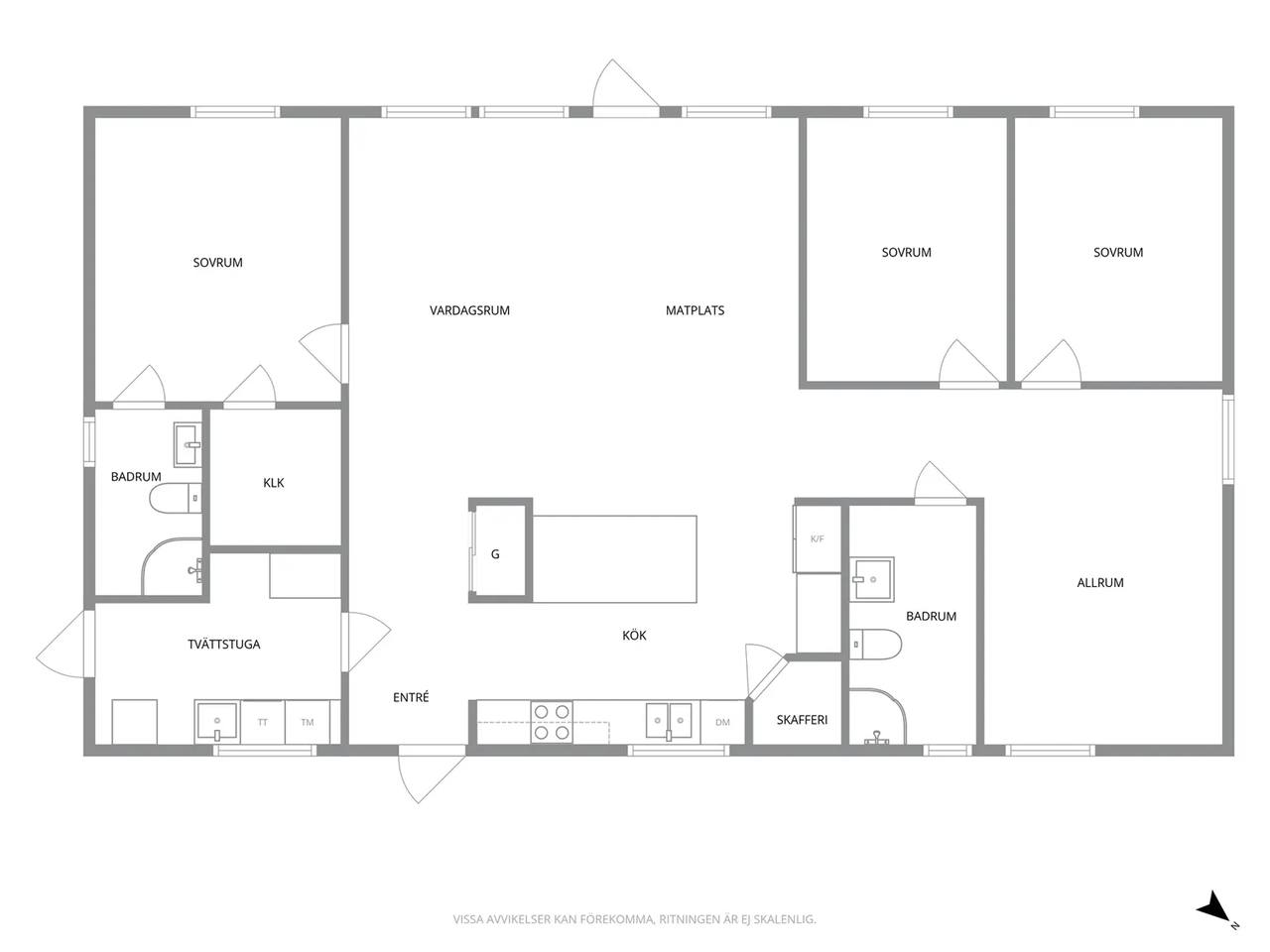 Planritning för Havregatan 47