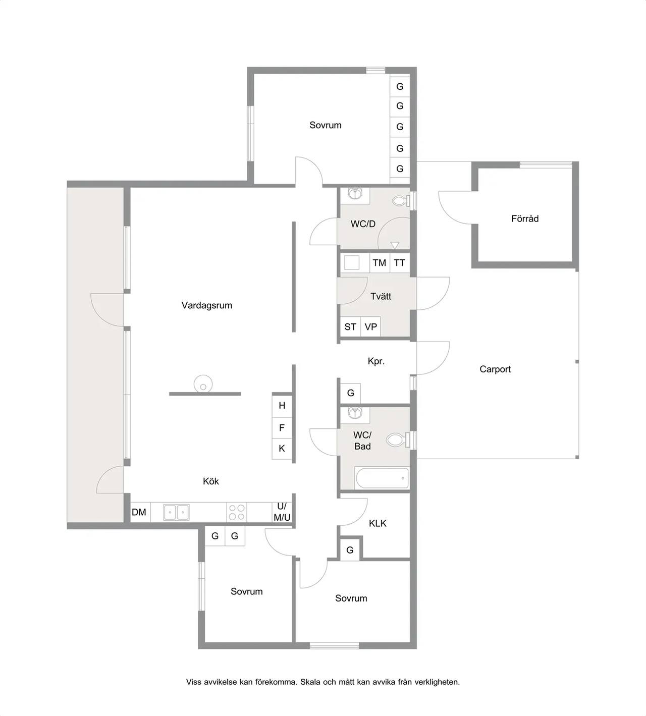 Planritning för Ridspövägen 23
