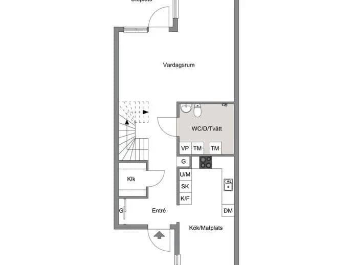 Floor plan for Stockvägen 26