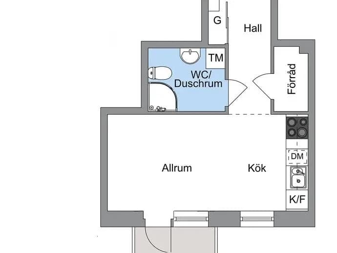 Planritning för Lagmansbacken 2