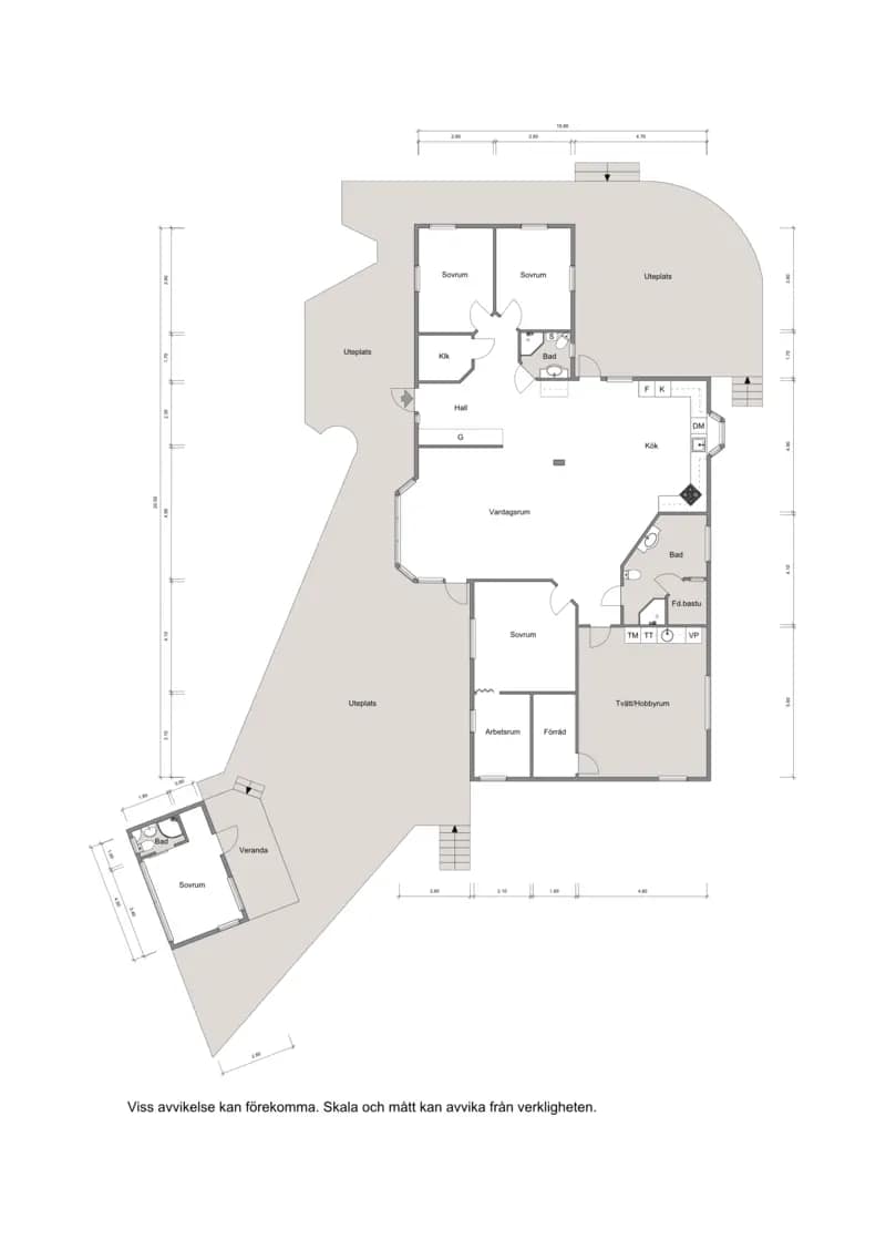 Floor plan for Tallstigen 17