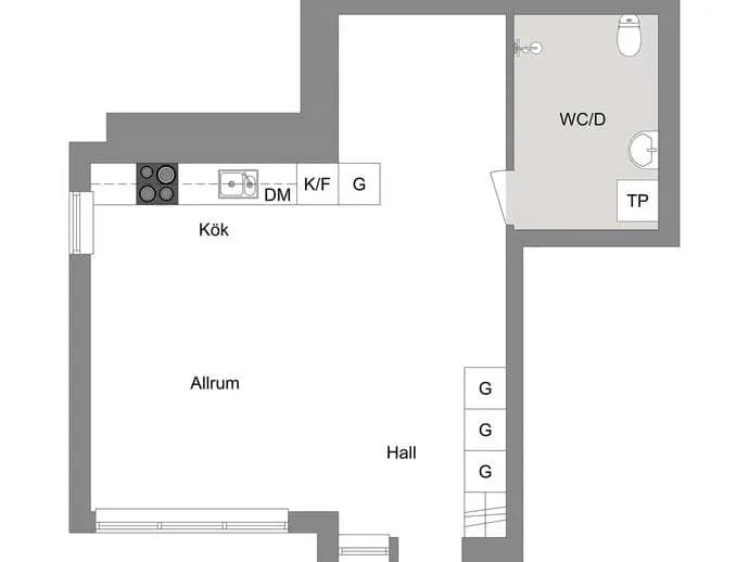 Floor plan for Täbyvägen 75