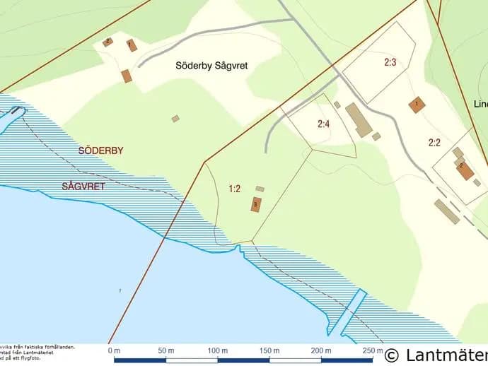 Planritning för Oknö Lindsund 3