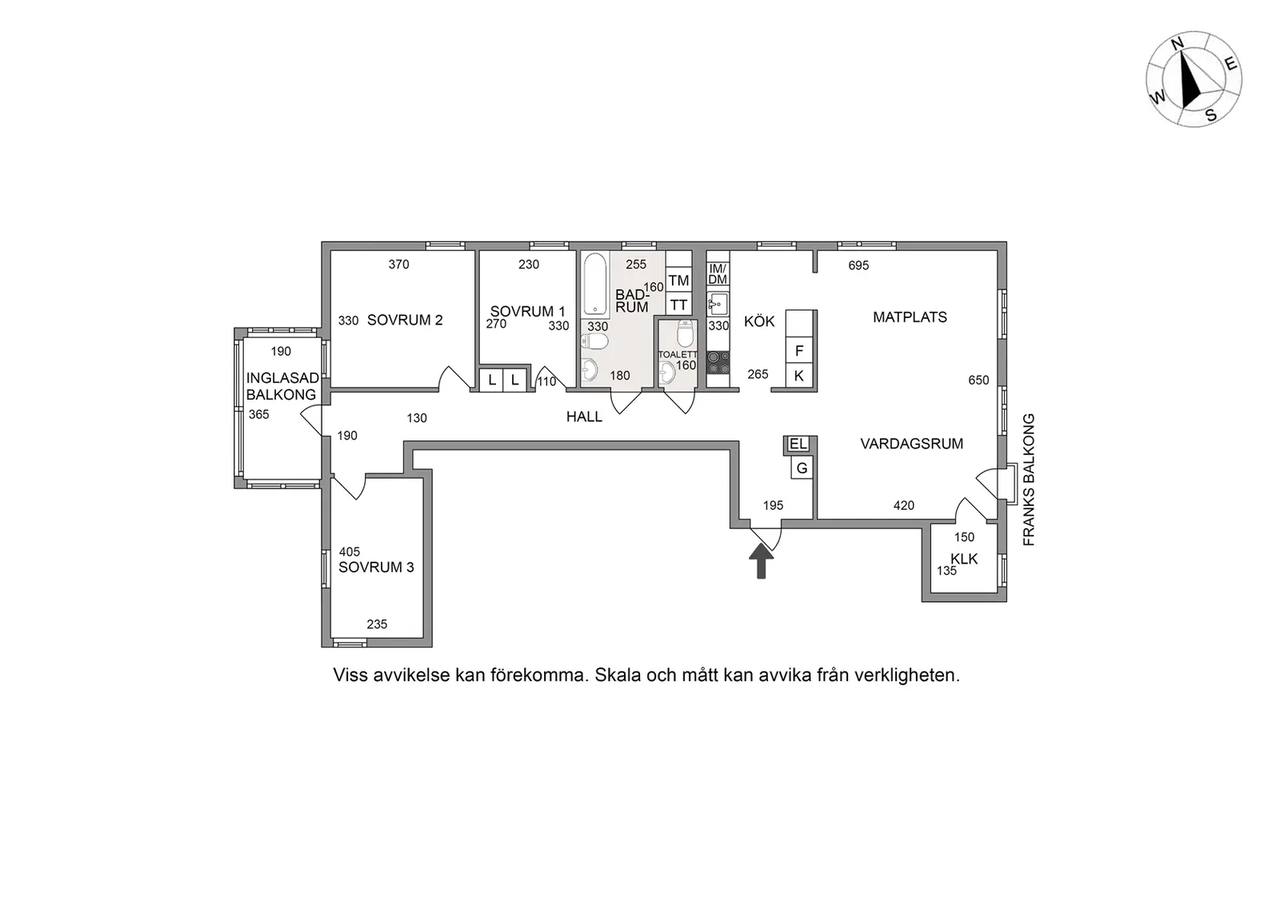Planritning för Ågesta Broväg 40, 3tr