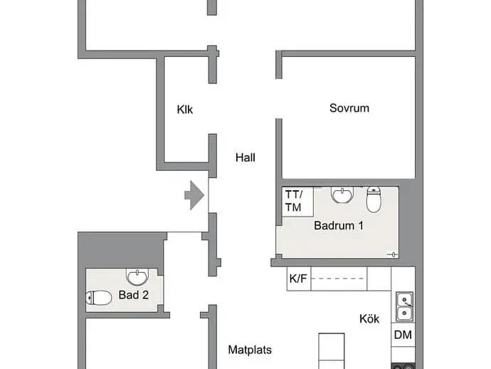 Floor plan for Bergshöjden 34