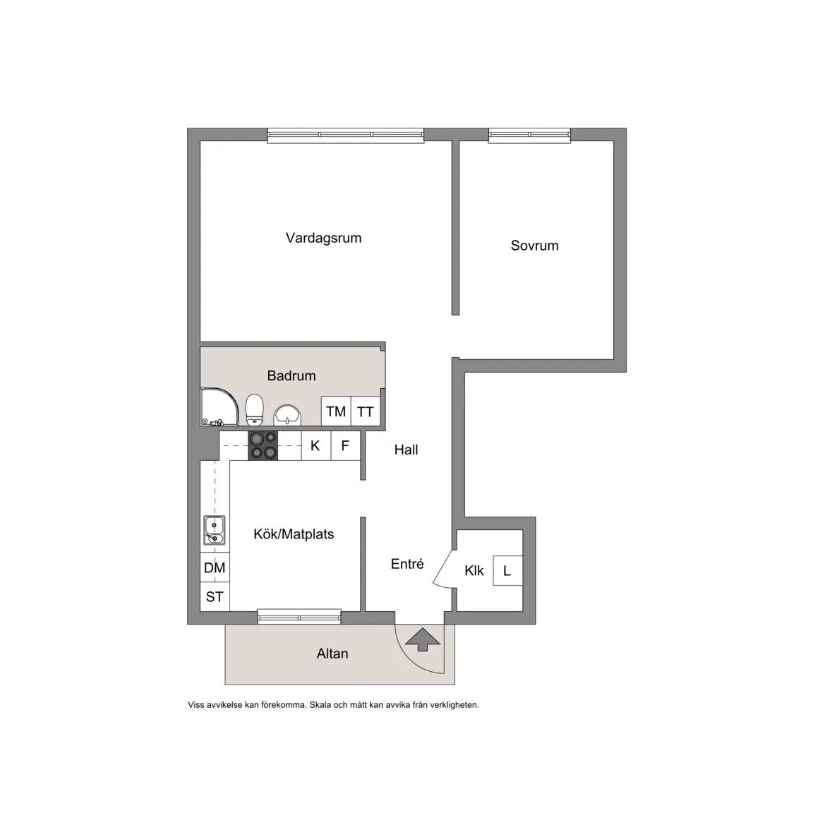 Planritning för Kärnvägen 255