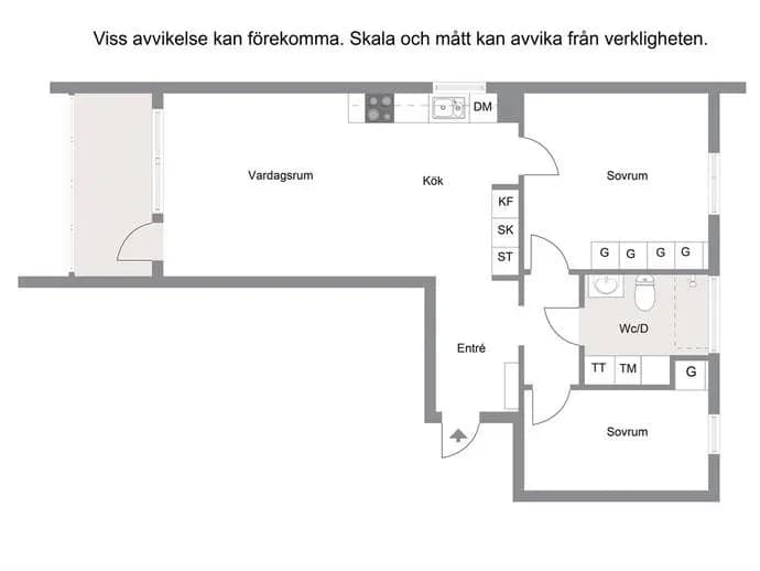Planritning för Växthusvägen 17