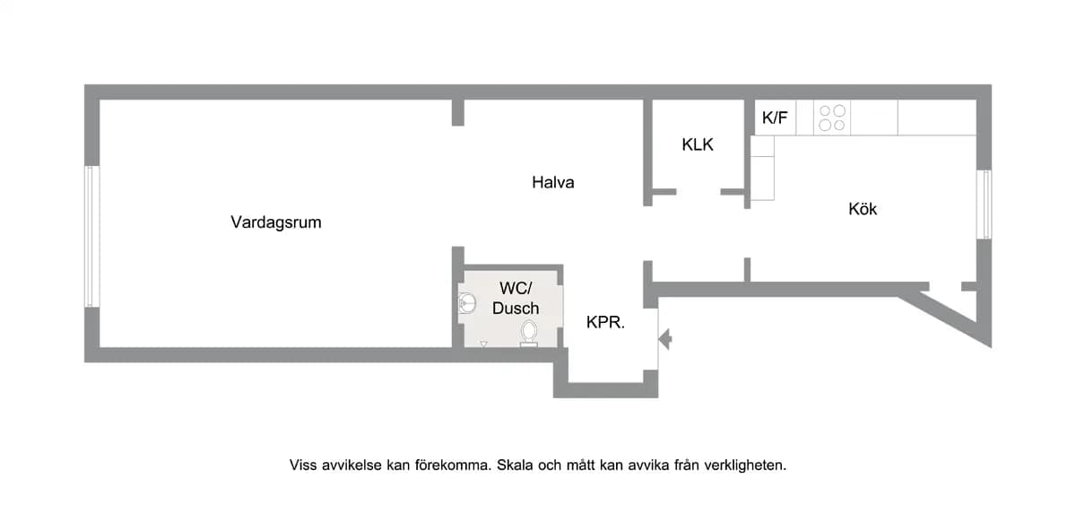 Floor plan for Karlskronaplan 5