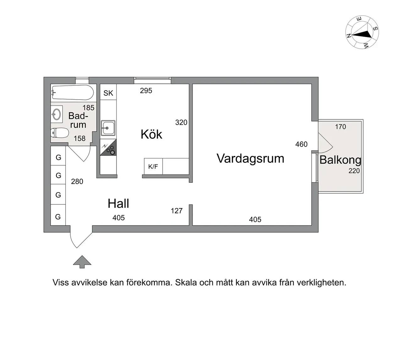 Floor plan for Kalendervägen 71