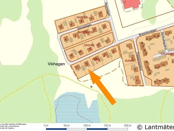 Planritning för Slite, Bredviksvägen 15