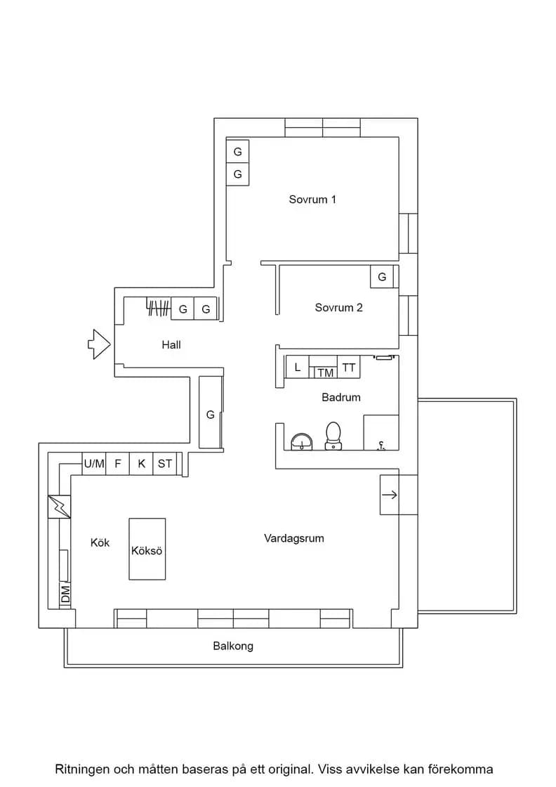 Floor plan for Solbjerstorget 4