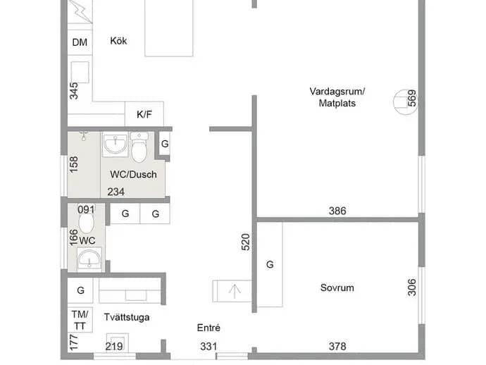 Floor plan for Svalörtsvägen 64