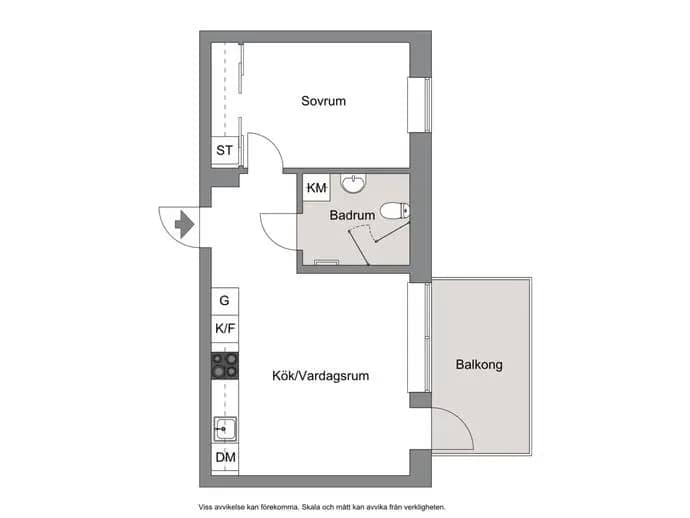 Floor plan for Stockenbergsgatan 13