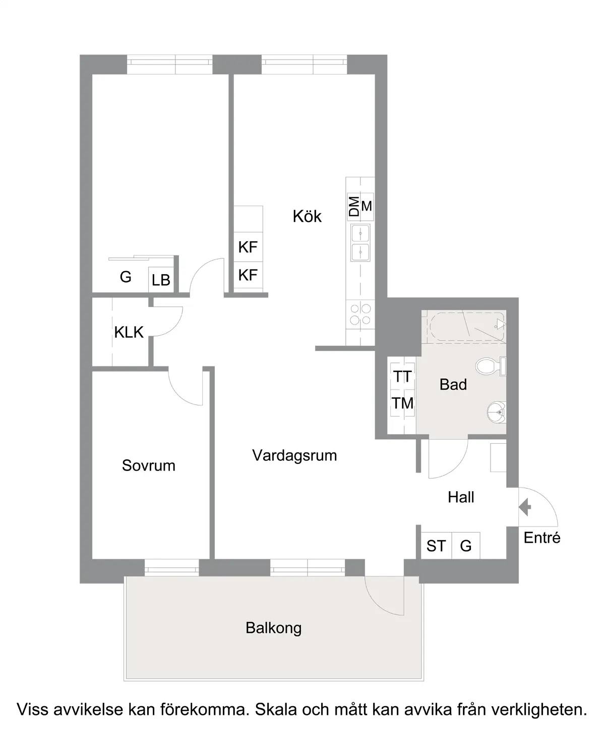 Floor plan for Hyllie Allé 10