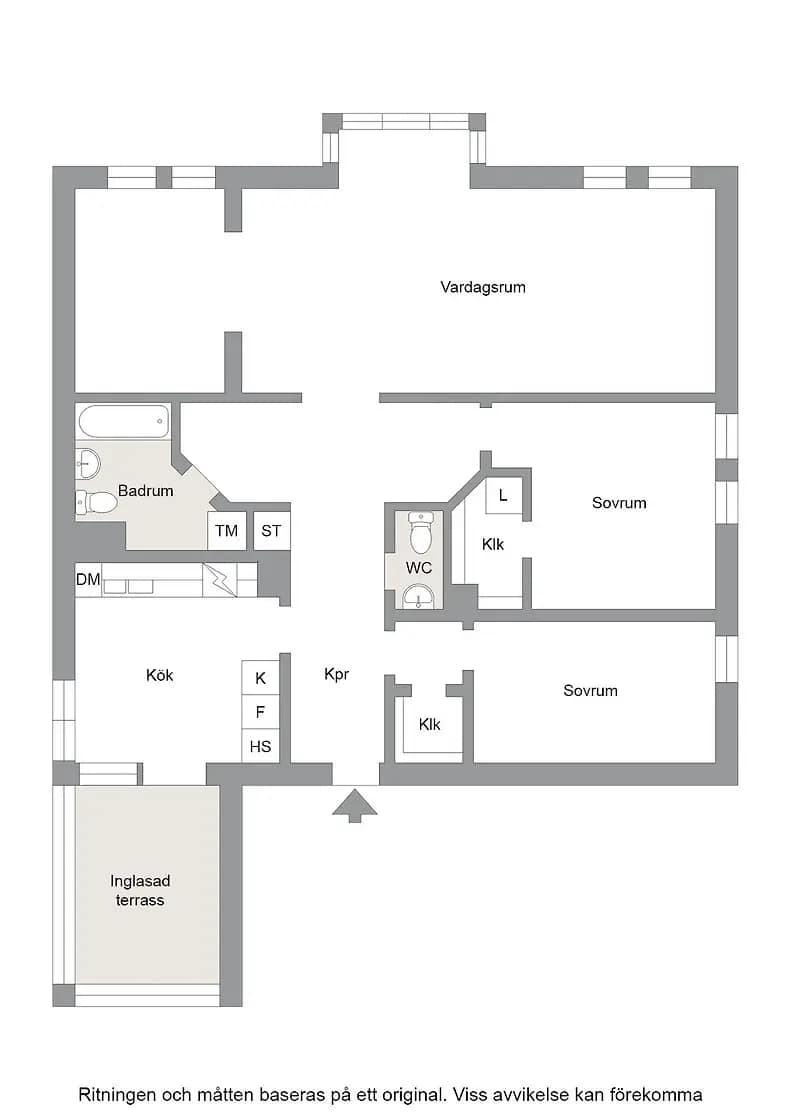 Planritning för Stora Norregatan 58