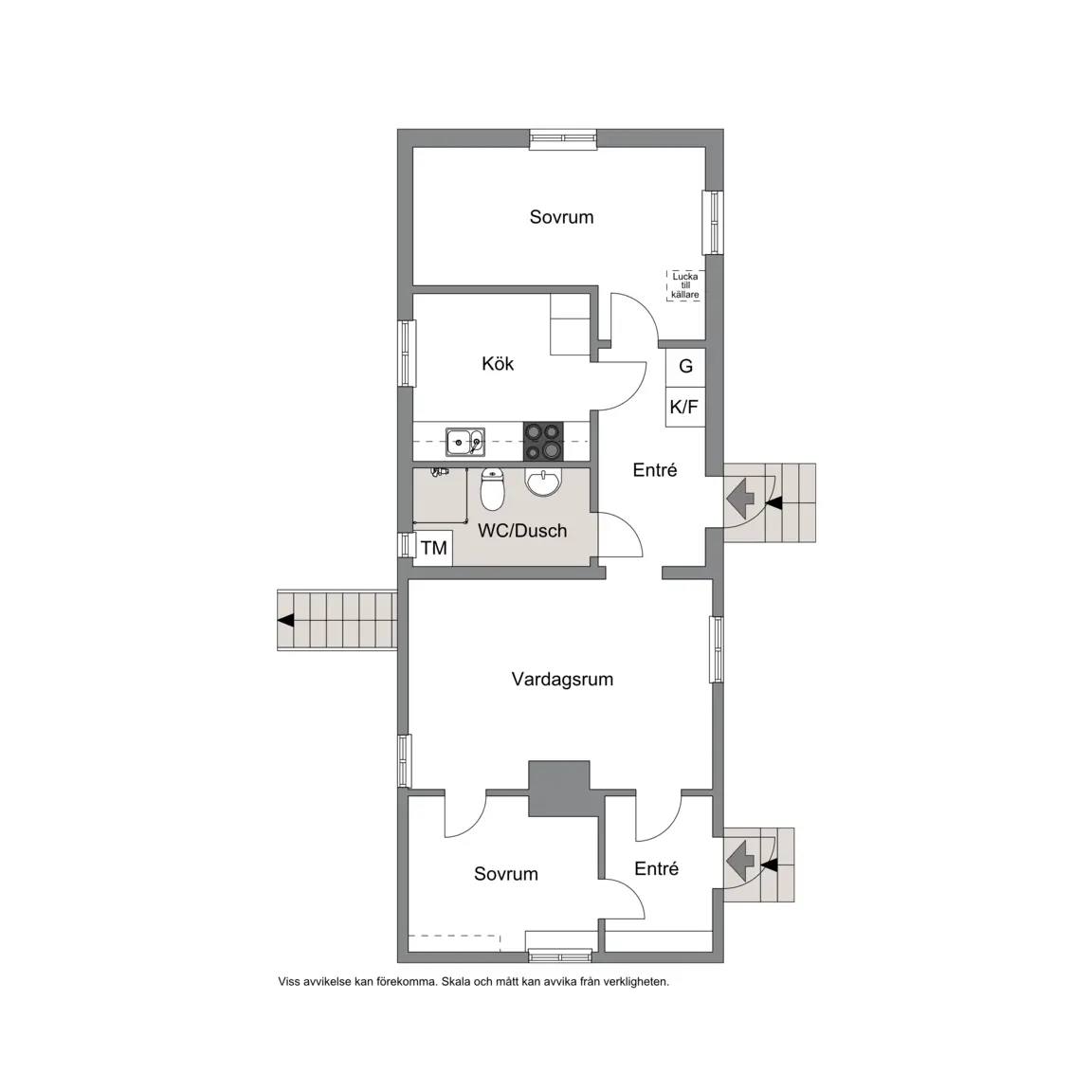 Floor plan for Fjätebro 522