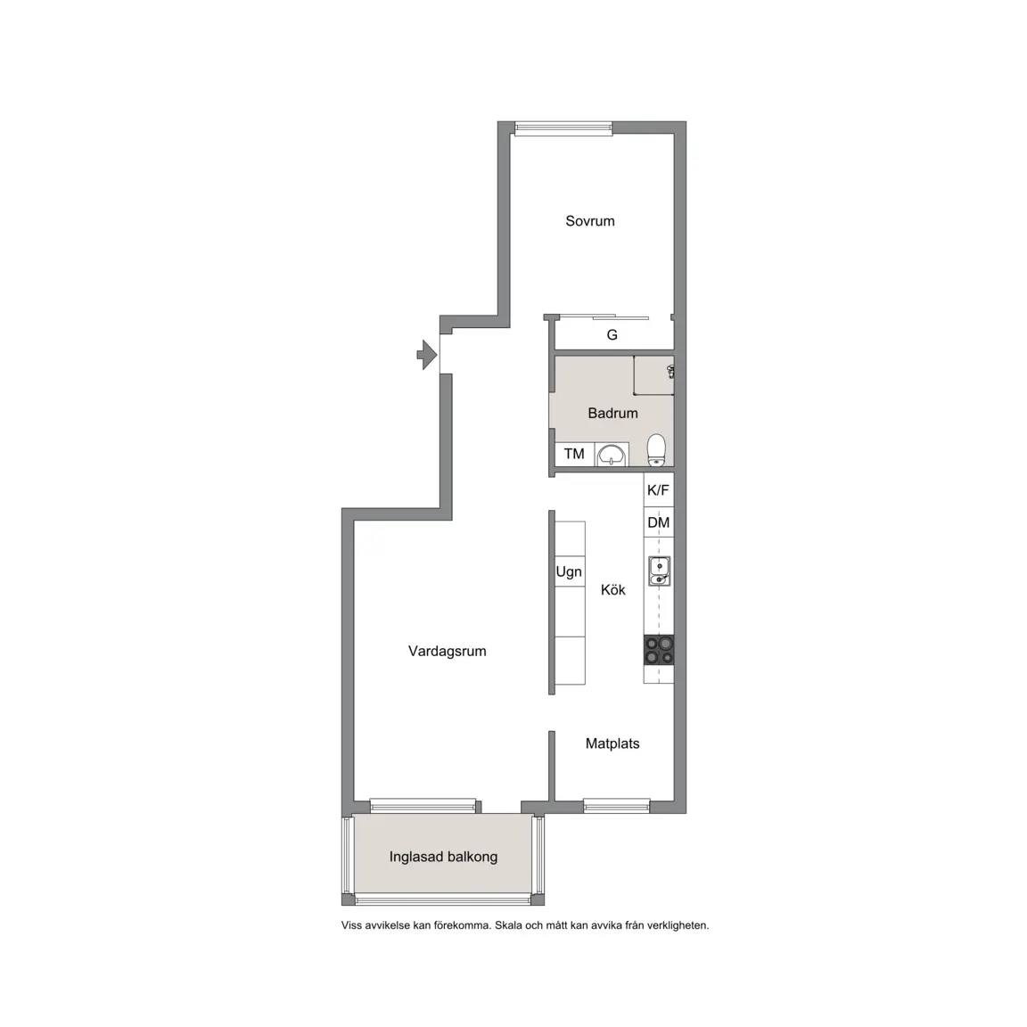 Floor plan for Pilvägen 78