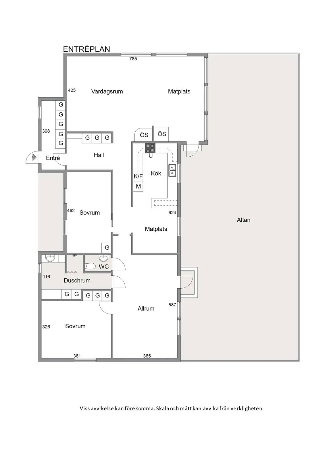 Floor plan for Hjälmvik 441