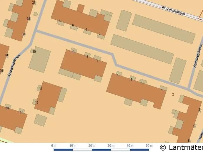 Floor plan for Åbroddsgränden 9