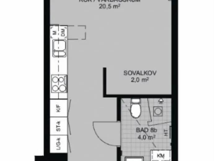 Floor plan for Åkare Engströms väg 7