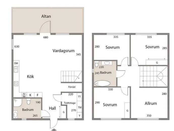 Floor plan for Vildsvinsvägen 11A