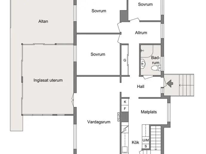 Floor plan for Dagsberg 9