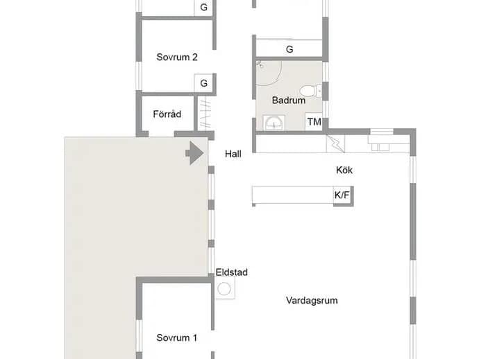 Planritning för Björkö 31
