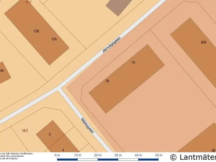 Floor plan for Järnvägsgatan 7B