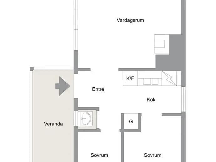 Floor plan for Fallvägen 31