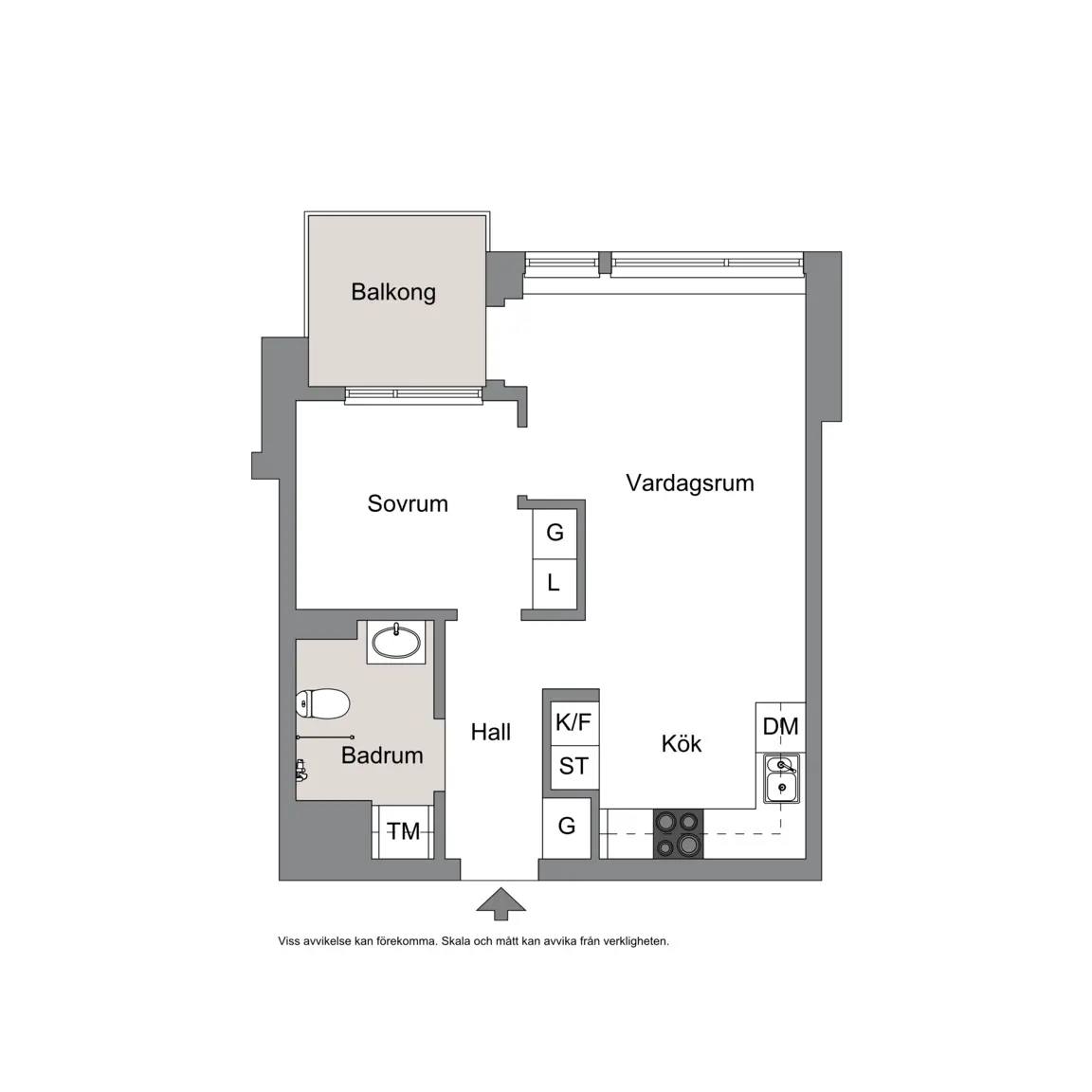 Floor plan for Ektorpsvägen 1