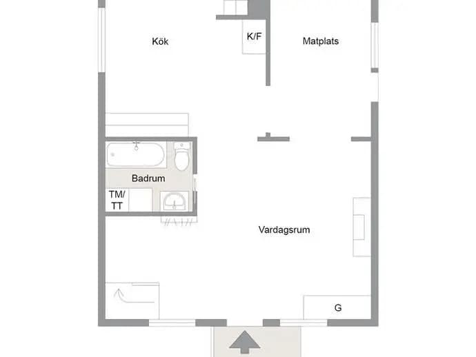 Floor plan for Bonsåkersgatan 19