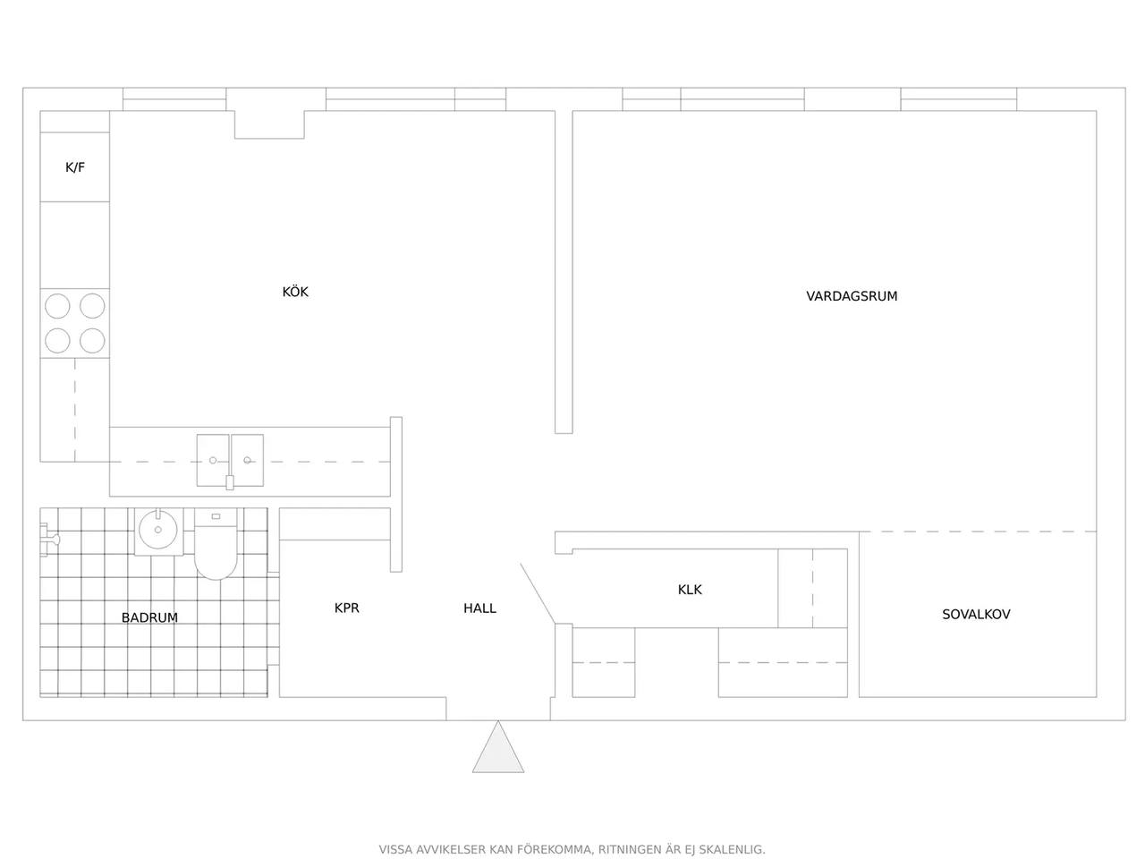 Floor plan for Bodagatan 48