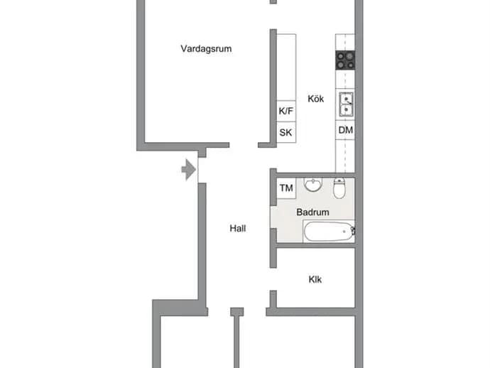 Floor plan for Stupvägen 71
