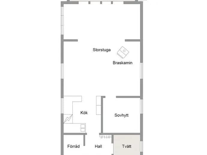 Floor plan for Dalgången 16