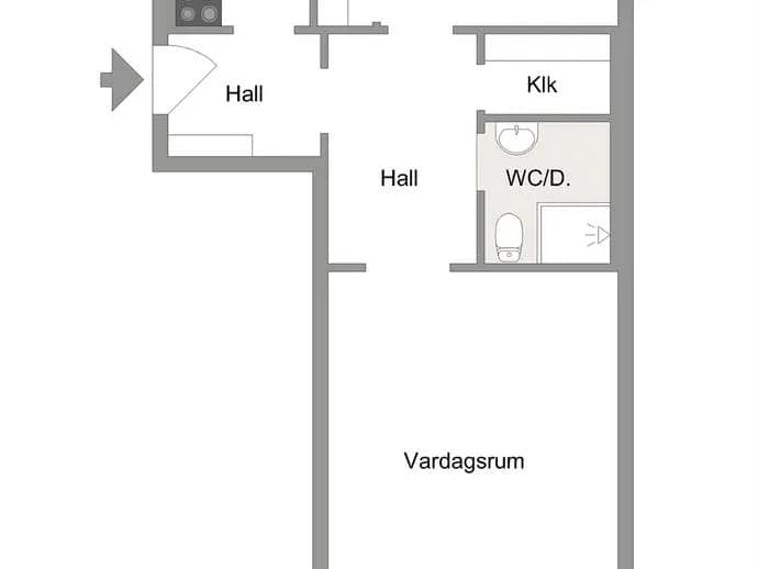 Floor plan for Lustigknoppsvägen 4C