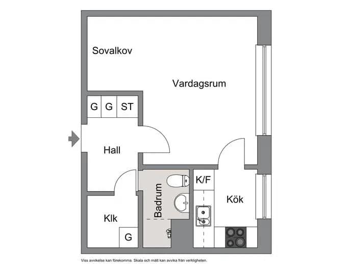 Floor plan for Ektorpsvägen 9