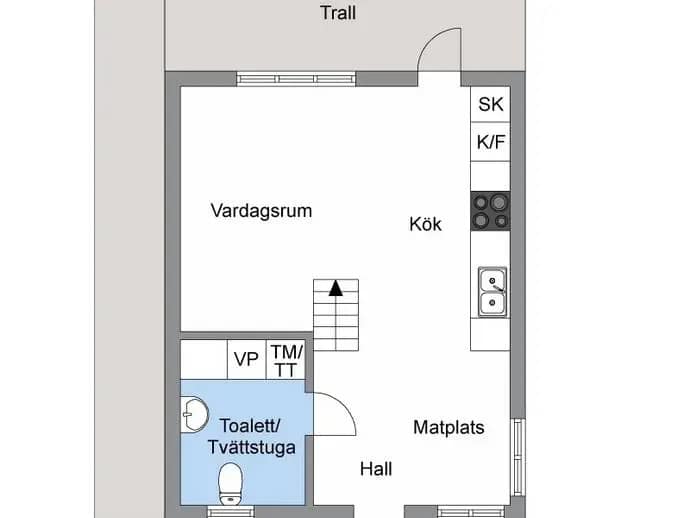 Planritning för Kyrkbyn 57