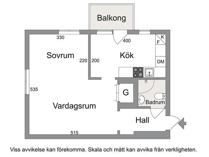 Planritning för Erik Dahlbergs väg 34