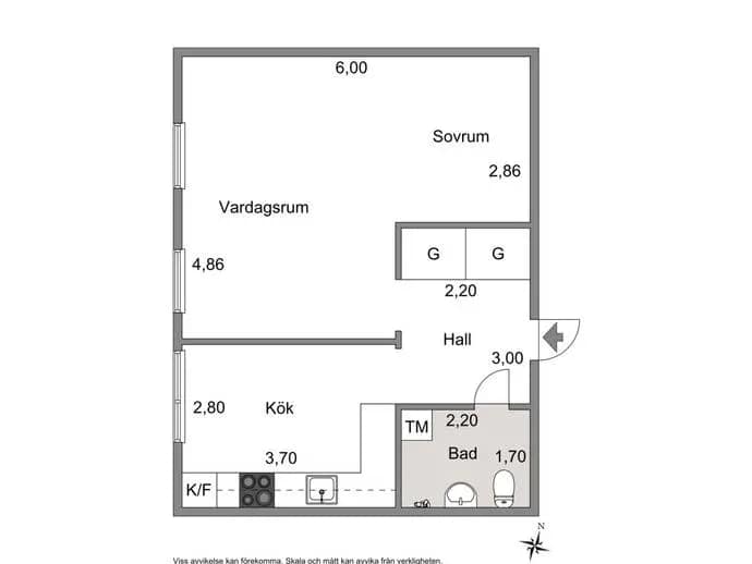 Floor plan for Hertig Karls Allé 75 E