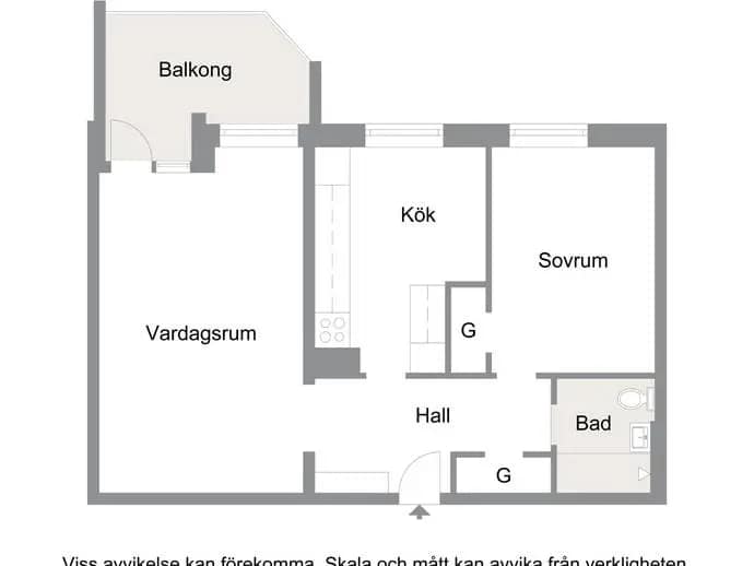 Planritning för Vattenverksvägen 50B