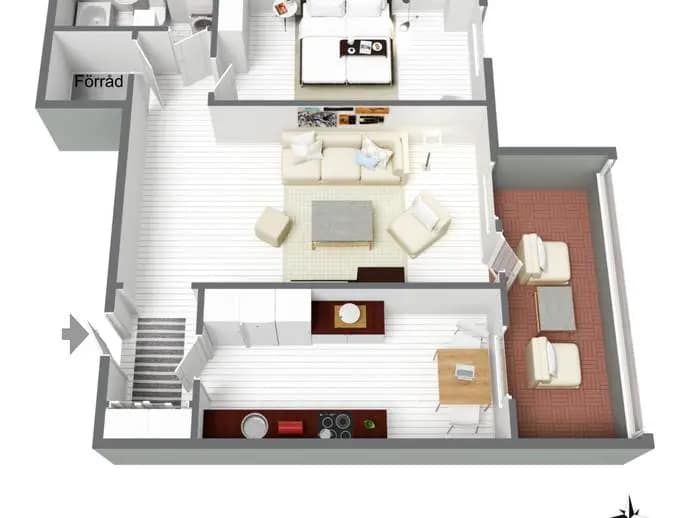 Planritning för Fornhöjdsvägen 24